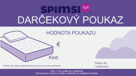 Darčekový poukaz SPIMSI