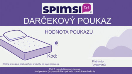 Darčekový poukaz SPIMSI