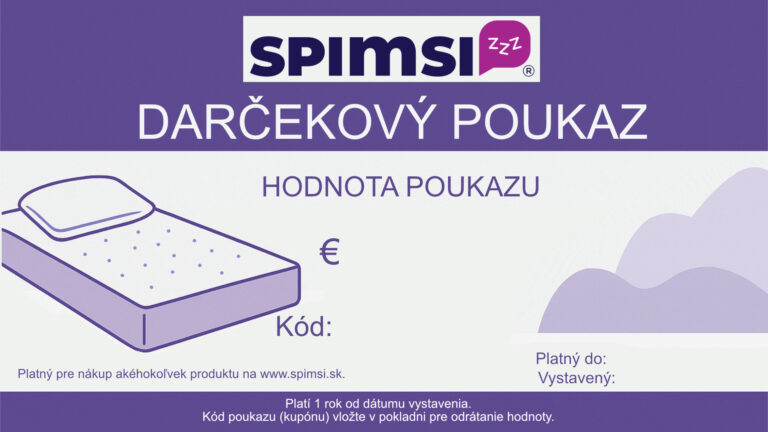 Darčekový poukaz SPIMSI